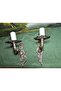 A Pair of Antique European Brass Sconces - 20 cm by 20 cm in Size - 6