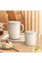 Electric Kettle with Stainless Steel Inner Pot, Heat Insulation, Detachable Base, White - 7