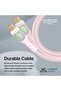 TransLine-CC USB-C Charging Cable (120cm) - 60W PD, 480Mbps, Nylon Braided, Pink - 6