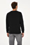 سويت شيرت أسود بياقة دائرية للرجال من Regular Fit 50308103-VR046 - 5