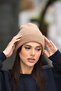 Women's Soft Textured Ribbed Knitted Winter Beanie - 5