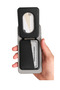 Magnetic Black Adhesive 5-Compartment Magnetic Card Holder with Flexstand Stand - 3