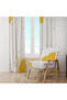 Colorful Clouds and Stars Patterned Children's Room Single Wing Background Curtain 140X260 cm - 4