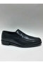 Genuine Leather Laceless Heels Classic Flexible Rubber Sole Black Winter Men's Shoes - 2