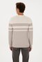 Men's Slim Fit Crew Neck Stone Sweater 50308460-Vr049 - 5