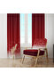 Red Gradient Backdrop Christmas Themed Single Wing Background Curtain 140X260 cm - 4