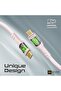 TransLine-CC200 USB-C Cable, 60W PD, 480Mbps, 2m Nylon Braided (Pink) - 3
