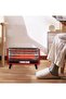 2000W Electric Heater with Drying Rack |   Silver/Red - 2