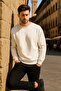 Unisex Winter Comfortable Long White Loose Sweater - 6
