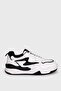 Maya Black-White Women's Genuine Leather Sports Shoes