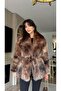 Special Series Fur with Chestnut Belt and Feathers
