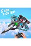 RC Plane for Kids with Gravity Sensor, Crash-Resistant Foam Remote Control Fighter Jet - 2