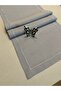 Polyester Linen Dowry Piko Wrap Detailed Runner 40 X 160 - 1 Piece - Color Options Available - 3
