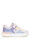 Fk25-2029 Powder-B.Blue-Yellow Girls' Sports Shoes - 2