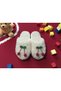 Ecru Cherry Children's House Slippers - 2