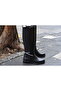Thermo Non-Slip Sole Zippered Women's Stretch Boots Black - 4