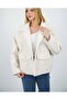 Oversized Fox Fur Pocket & Button Detail Plush Jacket - 4