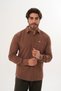 Shirt 100% Cotton Washed Transitional Oversized Men's Shirt - 5
