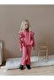 Girl's Collar with Zipper and Ribbed Detail Is Flared Im