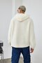Basic Hooded Oversized Plush Sweatshirt - 2