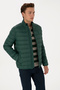 Men's Dark Green Coat 50310050-Vr079 - 3