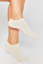 Bamboo Women's Sneaker Cream Socks Stitch-Free Ankle Invisible Sports Socks Premium 6-Pack - 5