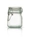 6 Pieces Korken Jars 130ml Vacuum Locking Glass Storage Jar