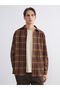 Timeless Clothing & Timeless Choices Comfortable Fit Checkered Embroidered Wool Blend Men's Lumberjack Shirt