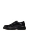 Men's leather loafer casual shoes 25k ykö-22220 m black slip-on - 2