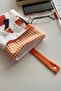 Linen Book Cover with Pockets, Pumpkin Girl Patterned Bookworm Gift - 9