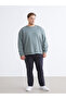 Xside Large Size Crew Neck Men's Sweatshirt - 4