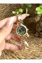 Roman Numeral Gold Inside Green Women's Wristwatch - 3