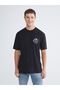 Esvab • Modern & Distinctive Zero Roba Yaka Istanbul Printed Men's T-Shirt