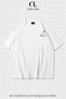 Unisex Women's Men's Minimalist Cat Printed Custom Design Oversize T-Shirt