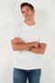 Text Detailed Cotton Regular Fit Crew Neck t Shirt Men's t Shirt 59020203 - 2