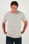 Text Detailed Cotton Regular Fit Crew Neck t Shirt Men's t Shirt 59020203 - 3