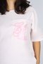 Women's Brand Logo Short Sleeve Round Neck Pink T-Shirt 3D2M7X 2Jjkz-0327 - 4