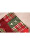 Gift stocking, Evolium, with Patterned , red, size 20x30 cm, textile, interior - 4