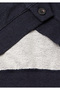 Men's Navy Blue 100% Cotton Logo Embroidered Pocket Detailed Buttoned Cardigan - 7