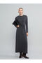 Özmarka New Season Crew Neck Gathered Dress