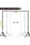 Backdrop Stand 6.5x10 ft (2x3 m) with Spring Clamp and Carrying Bag