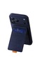 Regal MagSafe Leather Case with Card Holder for iPhone 17 Pro – Blue, Foldable Stand - 2