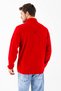Men's Half Zip John Borners Embroidered Fleece Sweatshirt Burgundy - 25K 6001Â - 8