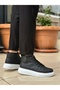 Black Lace-Up High White Light Sole Style Men's Sports Boots Tge230863 - 2