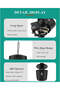 Portable Safe Box - Combination Security Case Lock Box with Code (Black) - 2