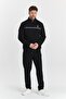 Men's Plus Size Cotton Full Zip Tracksuit Set Black 201462B-S - 7
