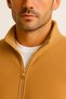 Unisex Camel Anti-Pilling Non-Pilling Standard Fit Full Zipper Cold-Proof Fleece Cardigan - 4