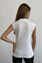 Women's High Neck Sleeveless Blouse - 3
