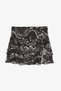 Ruffled Women's Skirt Etk01237Quzu Black - 4