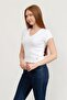 Women's Crew Neck T-Shirt White - 2